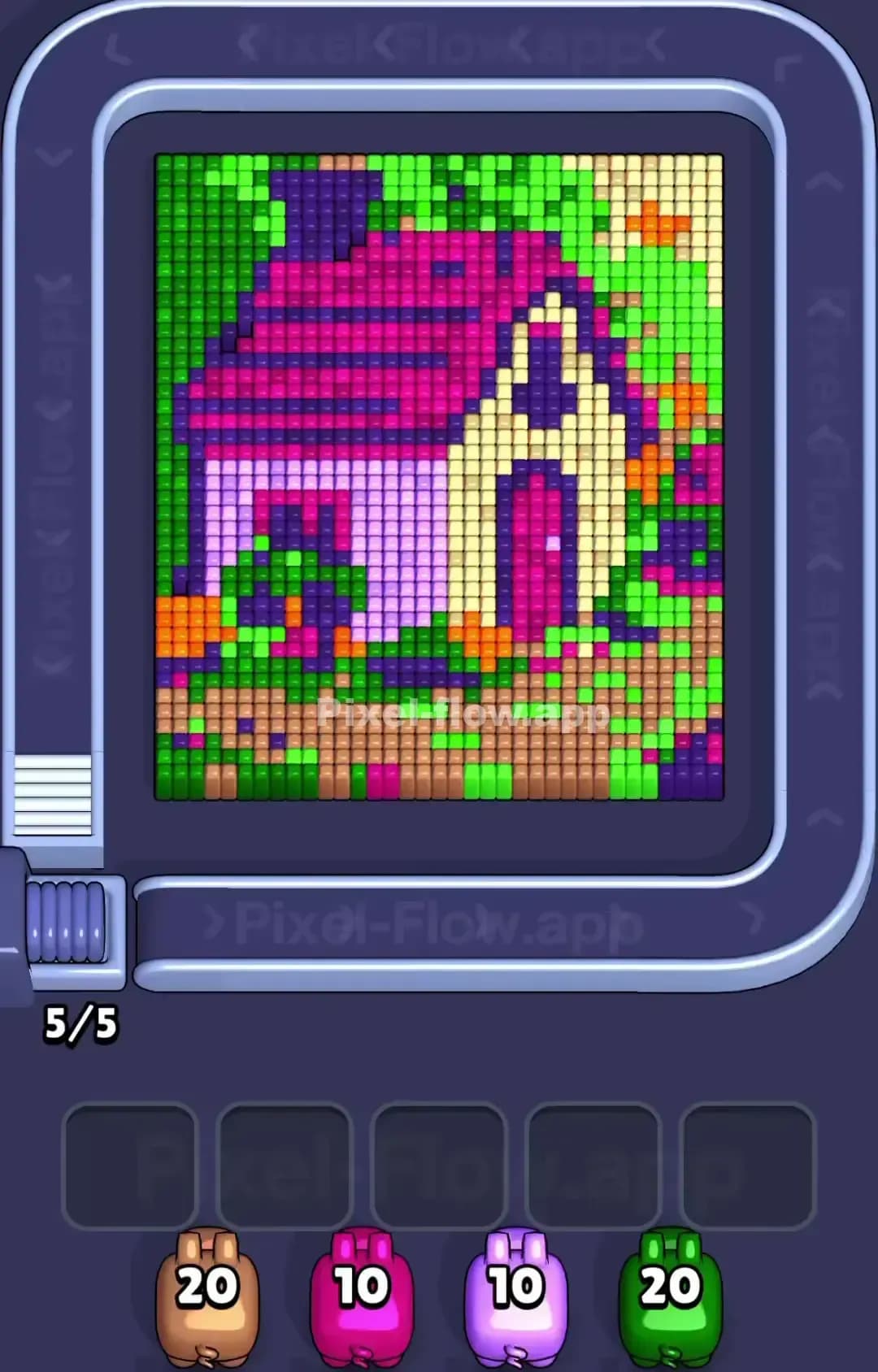 Pixel Flow Level 1381 Screenshot