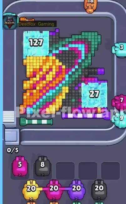 Pixel Flow Level 465 Solution 1