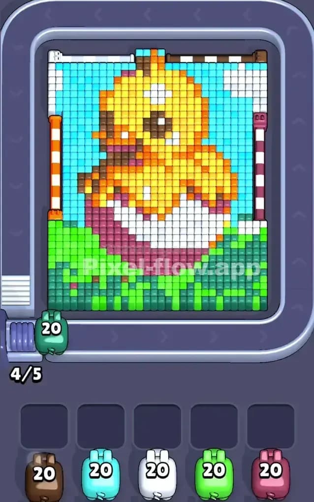 Pixel Flow Level 268 Gameplay