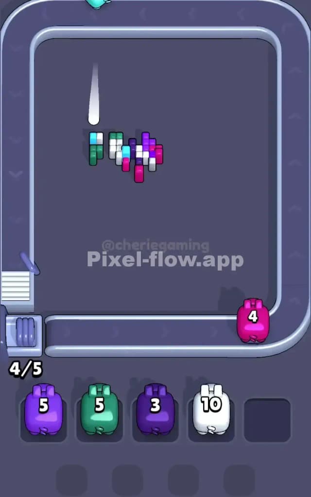 Pixel Flow Level 187 Solution 3