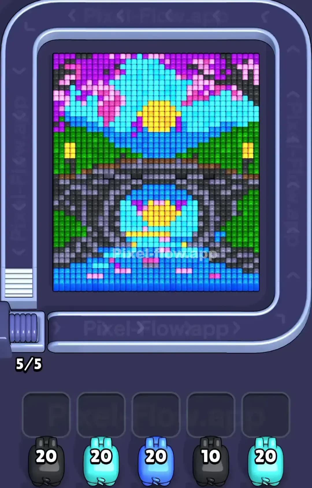 Pixel Flow Level 1373 Screenshot