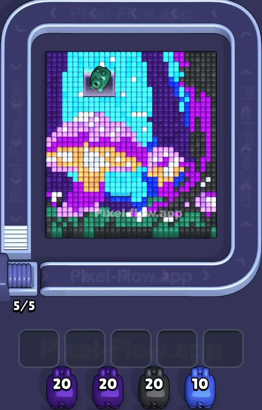 Pixel Flow Level 1343 Screenshot