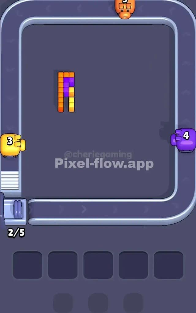 Pixel Flow Level 23 Solution 3