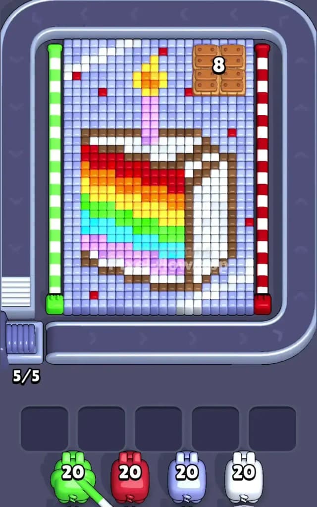 Pixel Flow Level 356 Gameplay