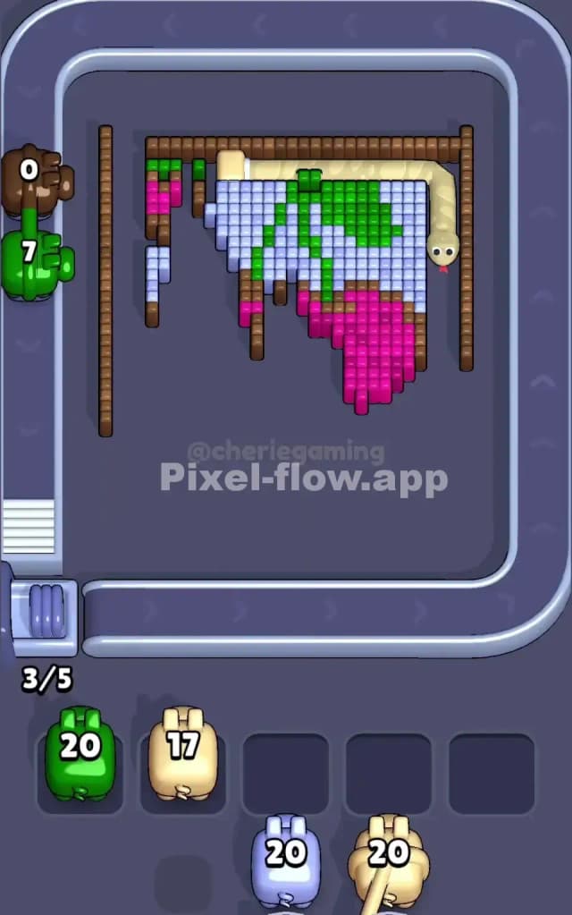 Pixel Flow Level 114 Solution 2