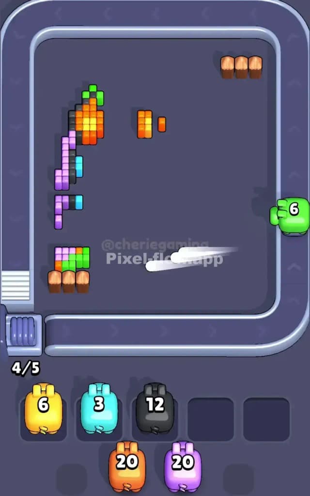 Pixel Flow Level 319 Solution 3