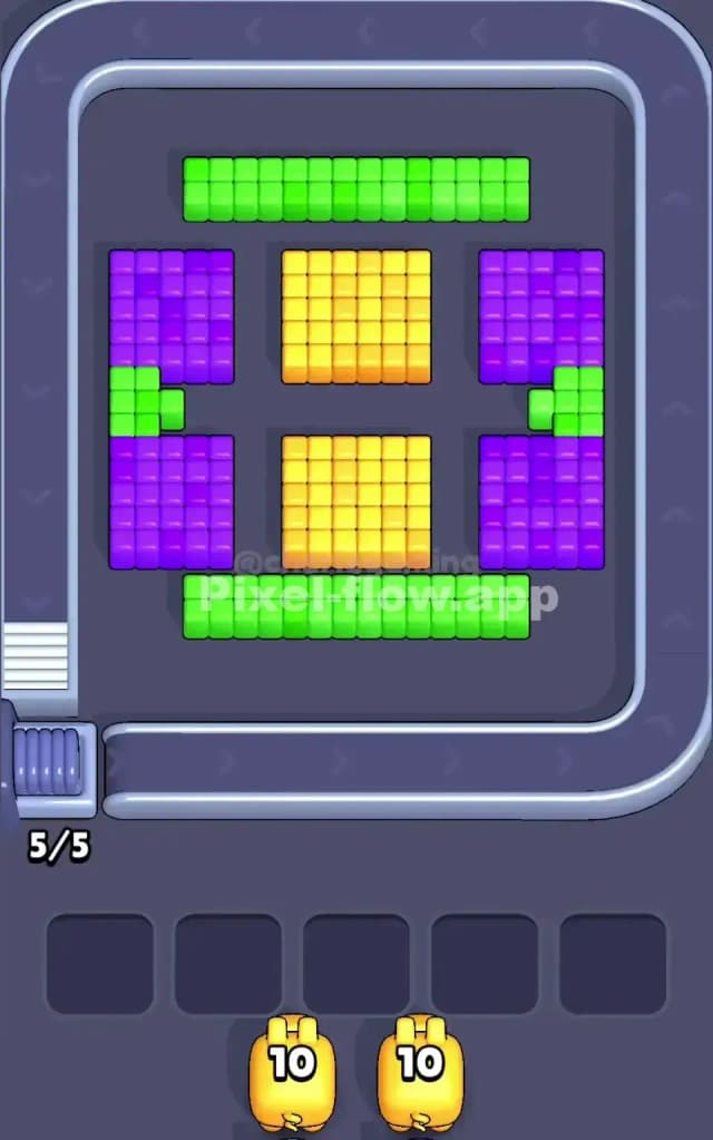 Pixel Flow Level 3 Gameplay