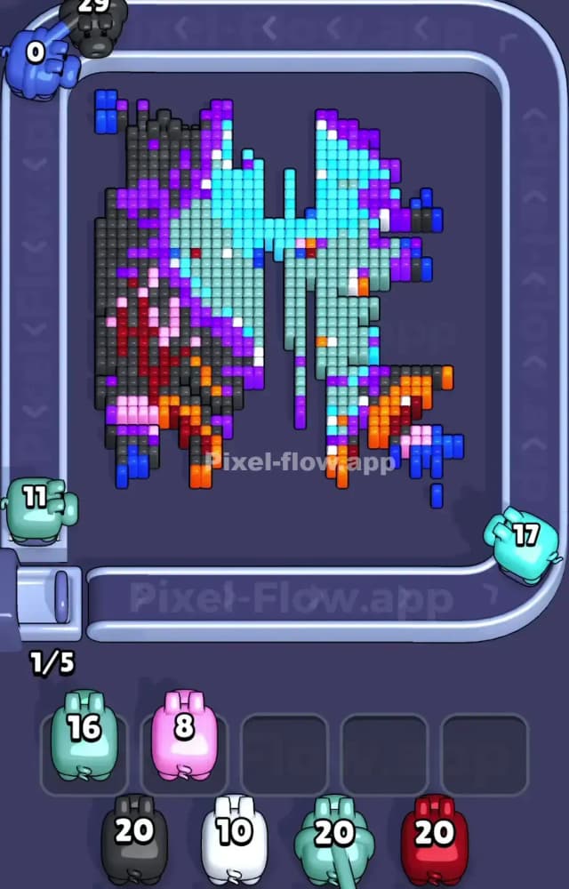 Pixel Flow Level 1048 Solution 2