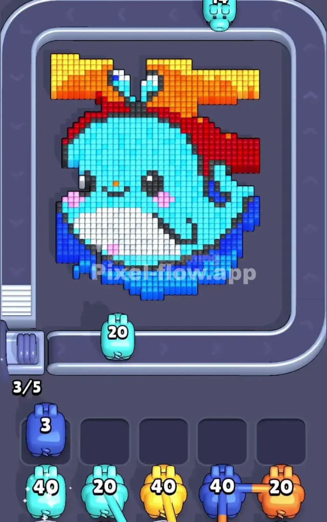 Pixel Flow Level 225 Solution 1