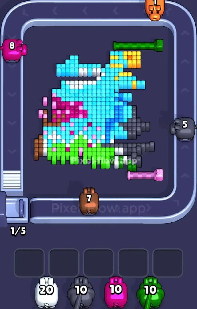 Pixel Flow Level 927 Solution 2