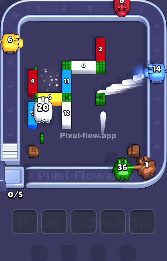Pixel Flow Level 1011 Solution 3