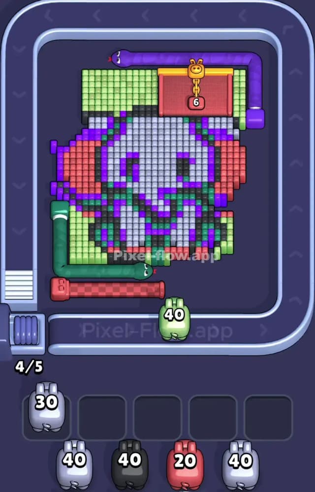 Pixel Flow Level 971 Solution 1