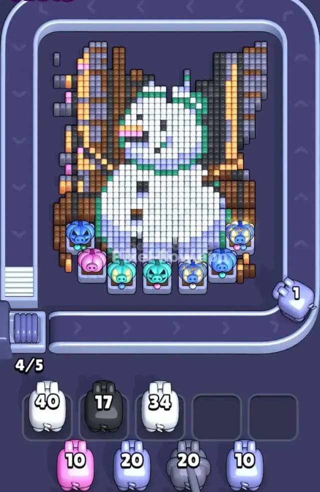 Pixel Flow Level 1674 Solution 1