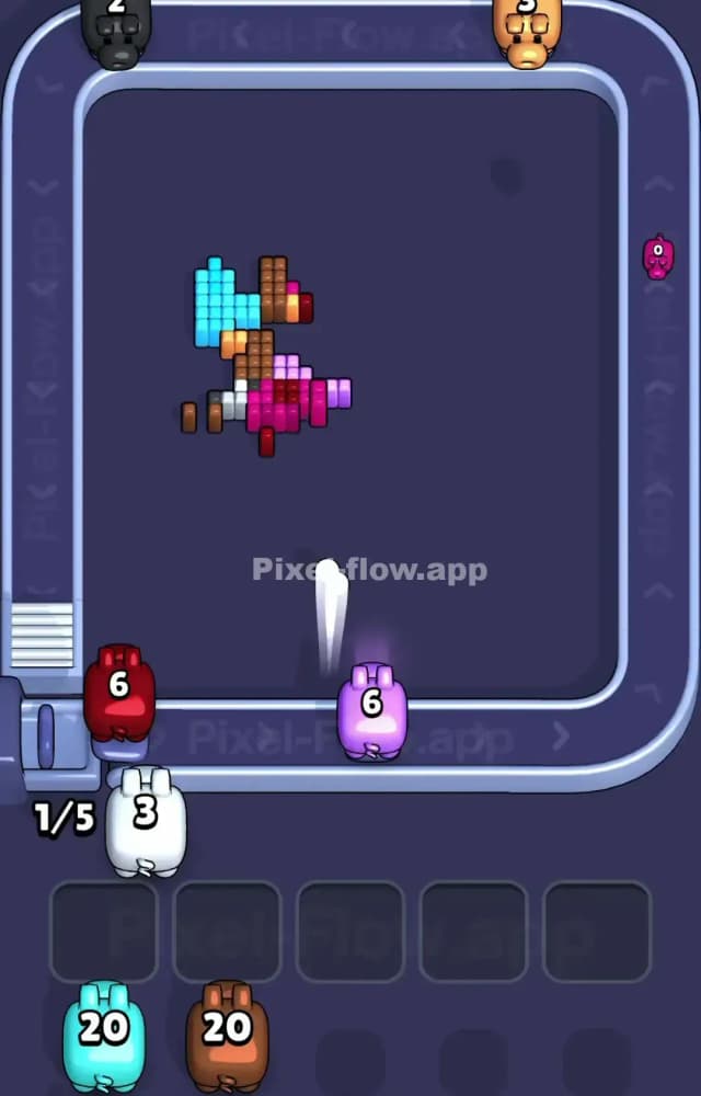 Pixel Flow Level 1207 Solution 3