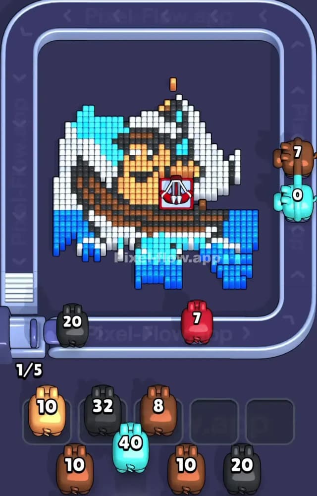 Pixel Flow Level 1594 Solution 1