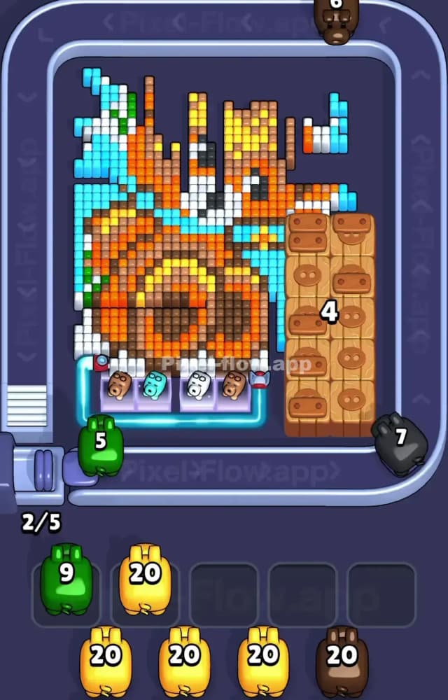 Pixel Flow Level 1109 Solution 1