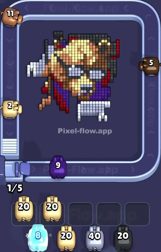 Pixel Flow Level 1323 Solution 2