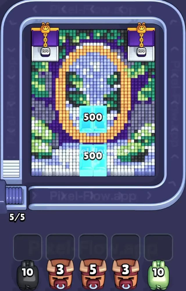 Pixel Flow Level 1419 Gameplay