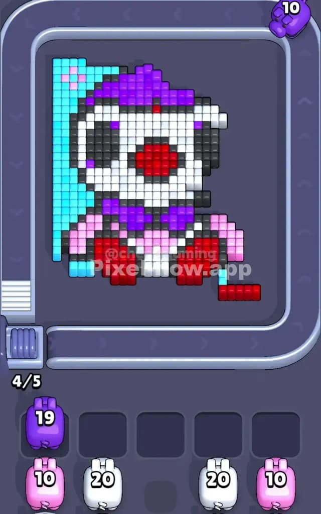 Pixel Flow Level 28 Solution 1