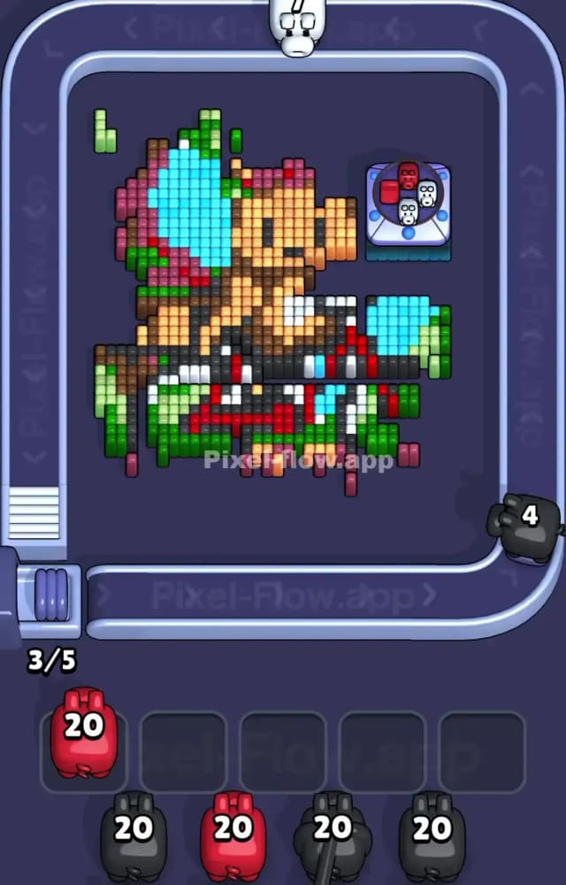 Pixel Flow Level 1335 Solution 2