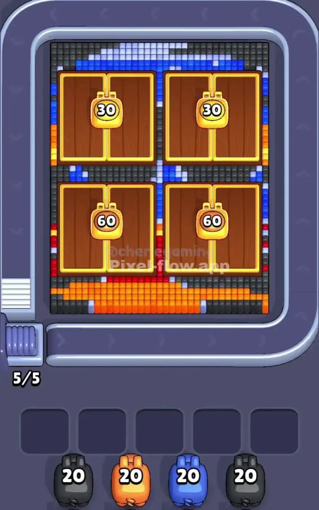 Pixel Flow Level 378 Gameplay