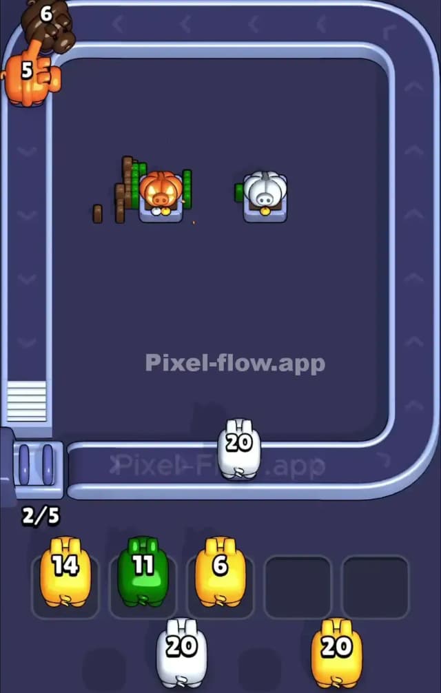Pixel Flow Level 908 Solution 3