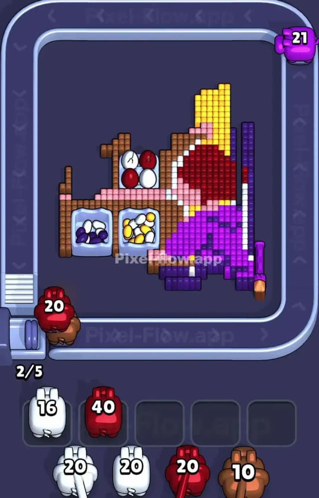 Pixel Flow Level 1469 Solution 2