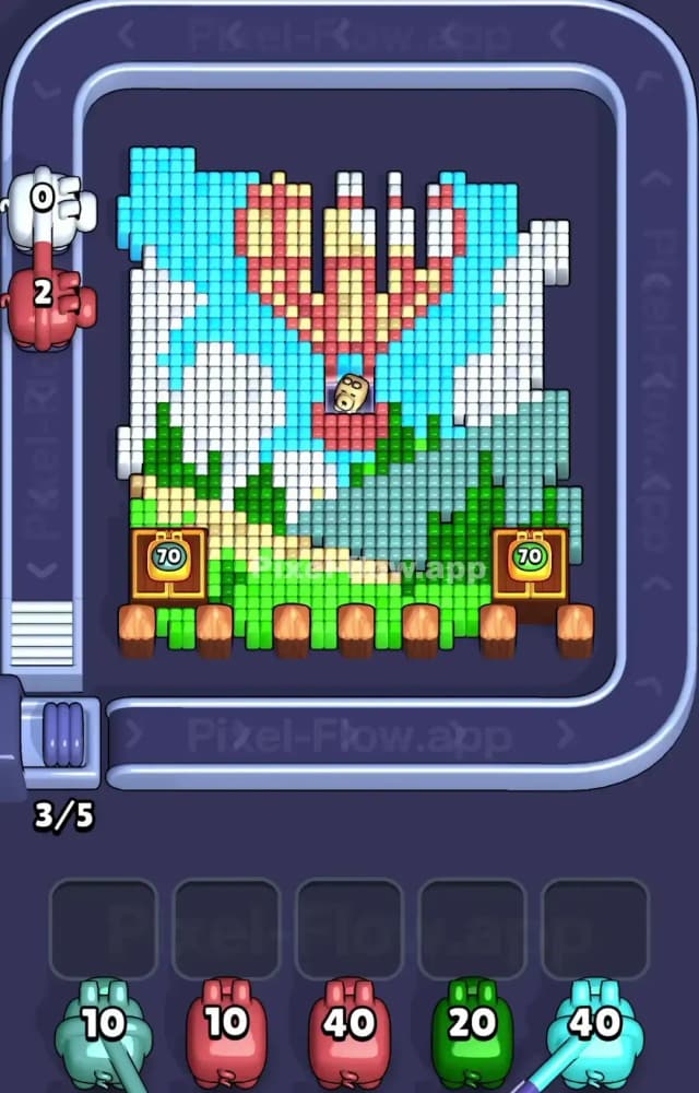 Pixel Flow Level 1330 Solution 1