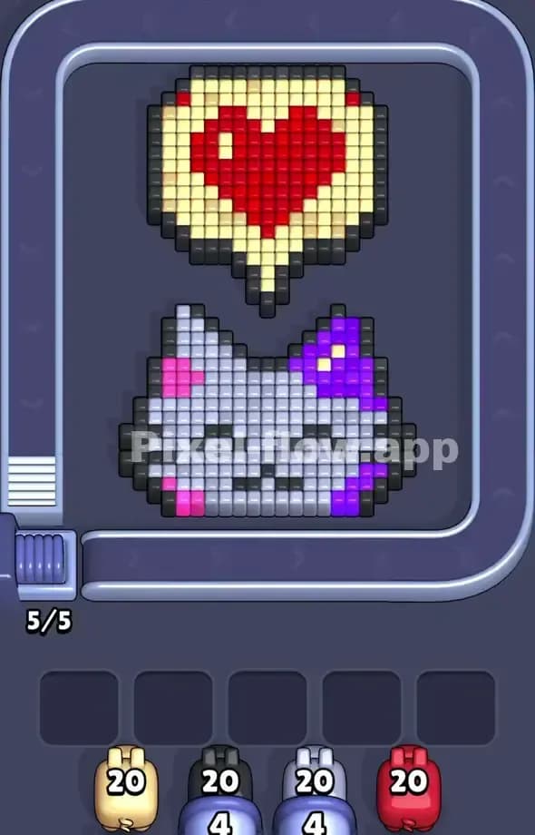 Pixel Flow Level 535 Gameplay