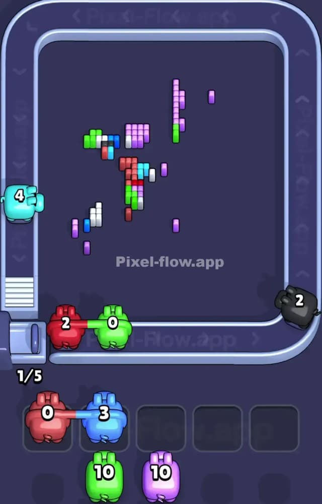 Pixel Flow Level 1116 Solution 3