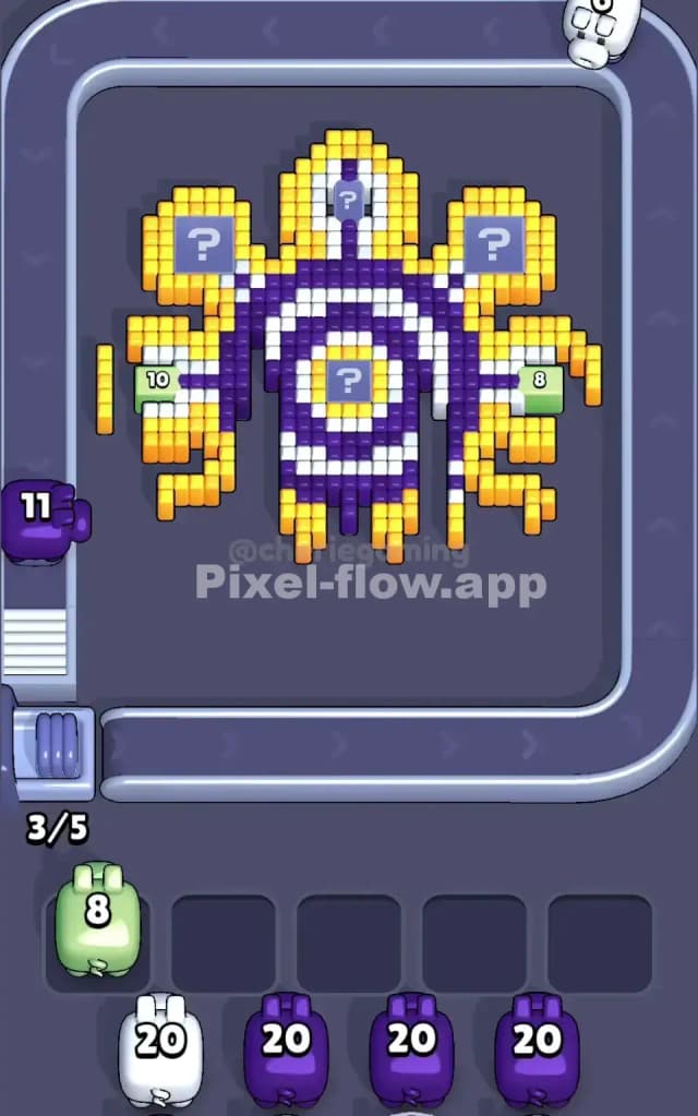 Pixel Flow Level 161 Solution 1
