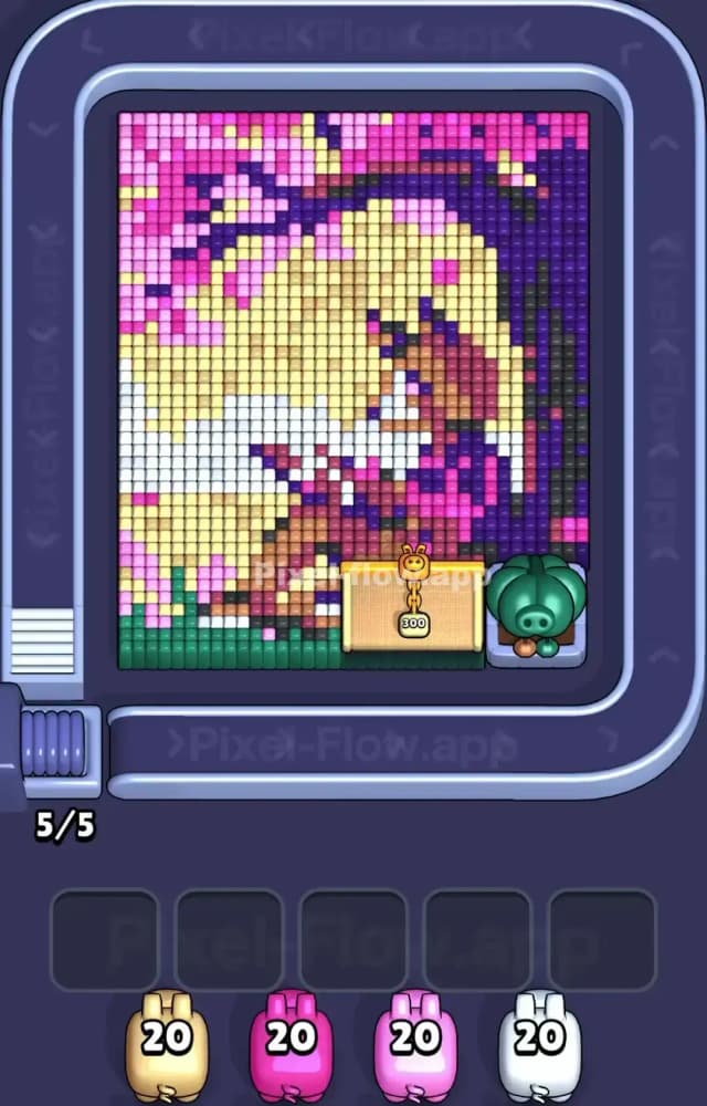 Pixel Flow Level 1318 Gameplay