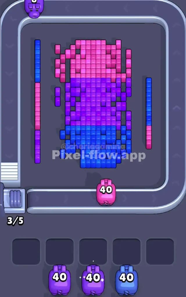Pixel Flow Level 18 Solution 1
