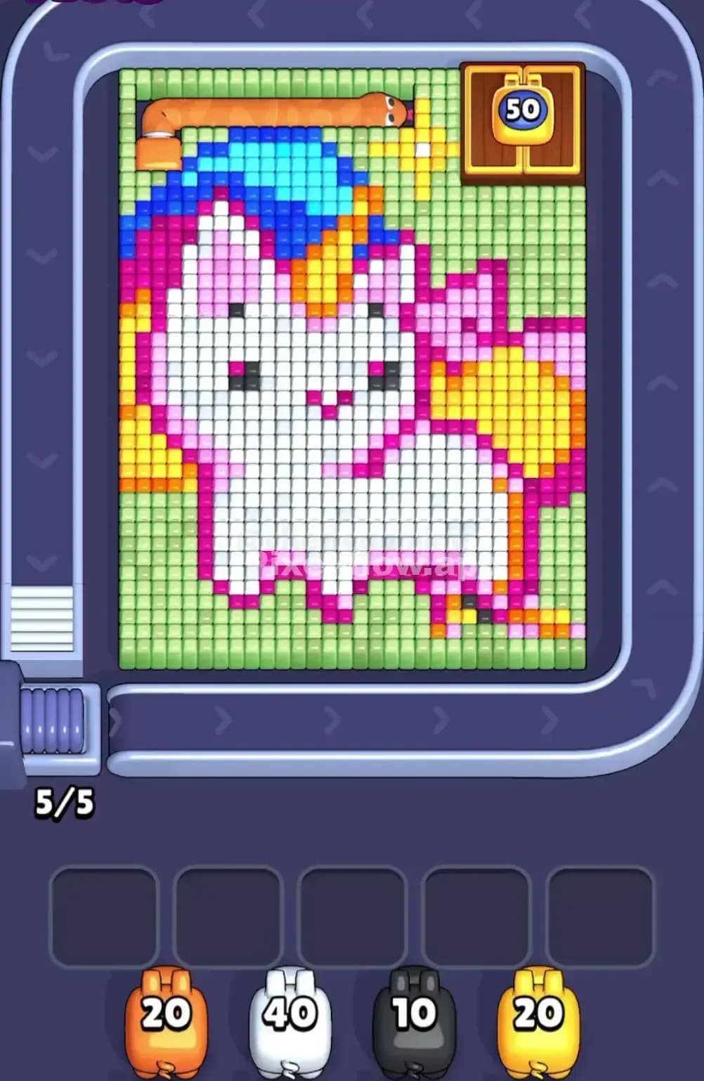 Pixel Flow Level 1716 Screenshot