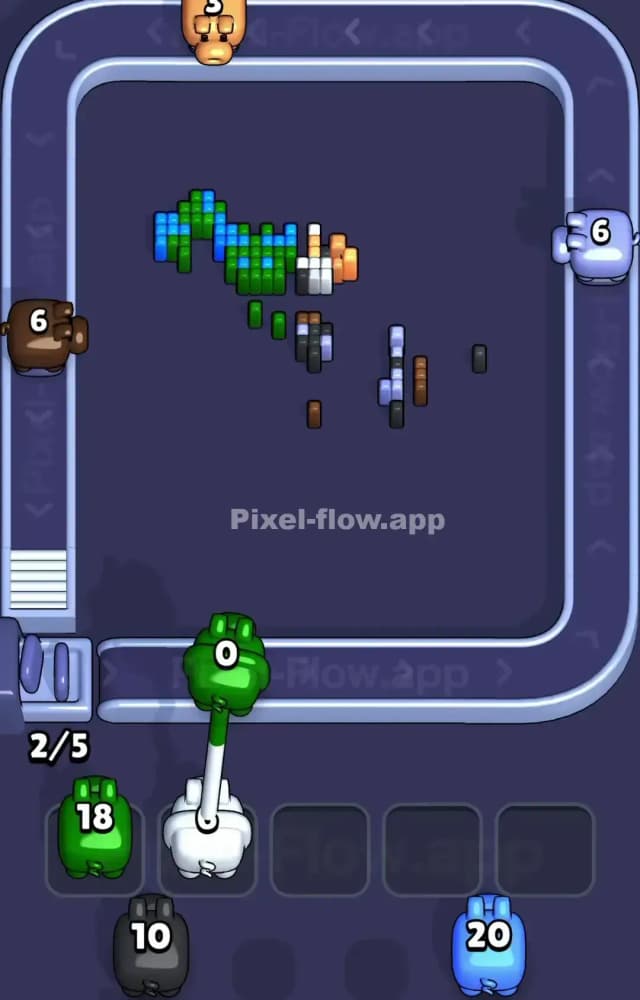 Pixel Flow Level 1358 Solution 3