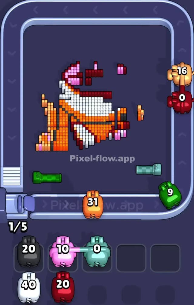 Pixel Flow Level 892 Solution 3