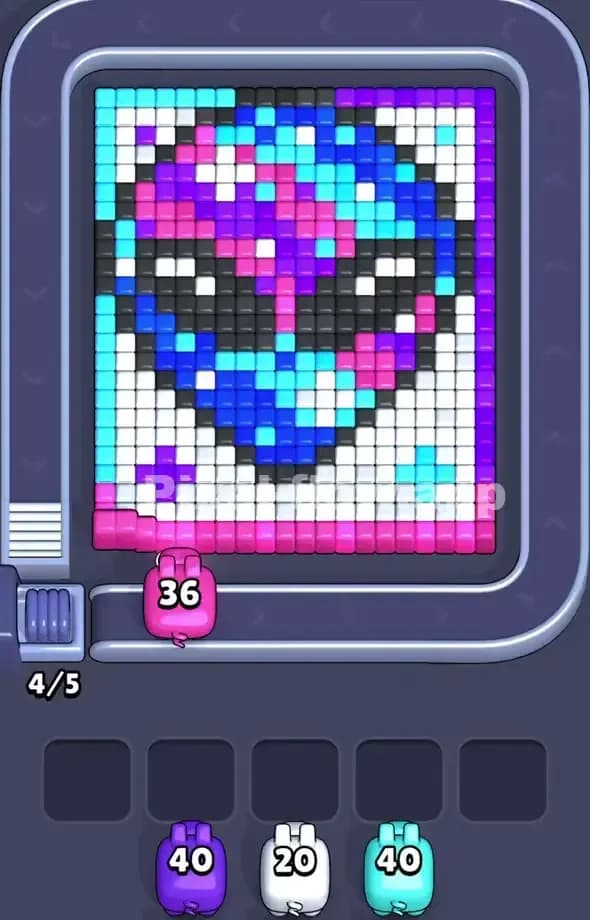 Pixel Flow Level 492 Screenshot