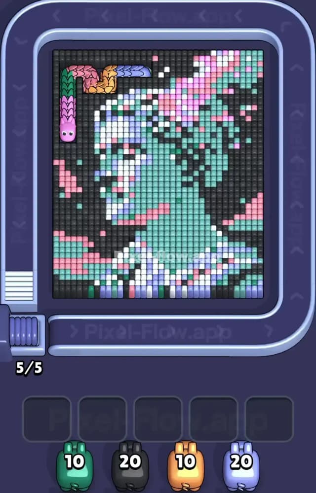 Pixel Flow Level 1575 Gameplay