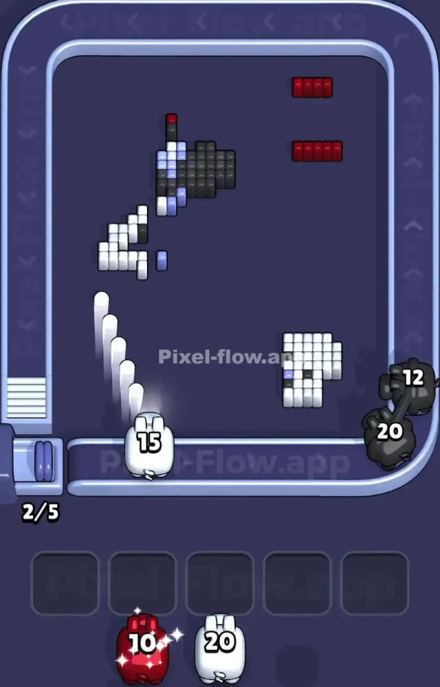 Pixel Flow Level 1002 Solution 3