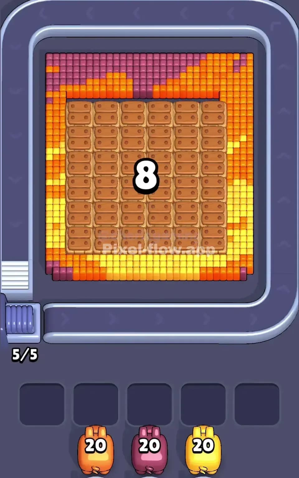 Pixel Flow Level 399 Screenshot