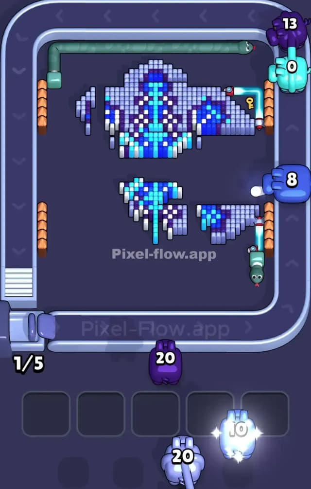 Pixel Flow Level 899 Solution 2