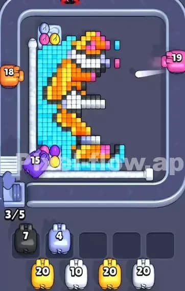 Pixel Flow Level 334 Solution 2