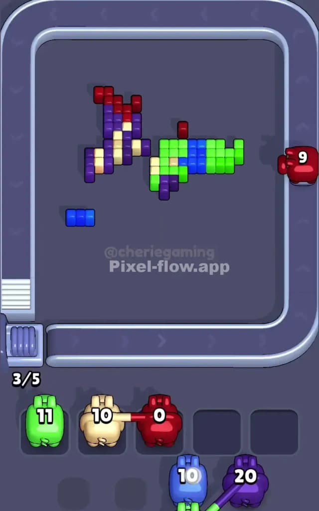 Pixel Flow Level 486 Solution 3