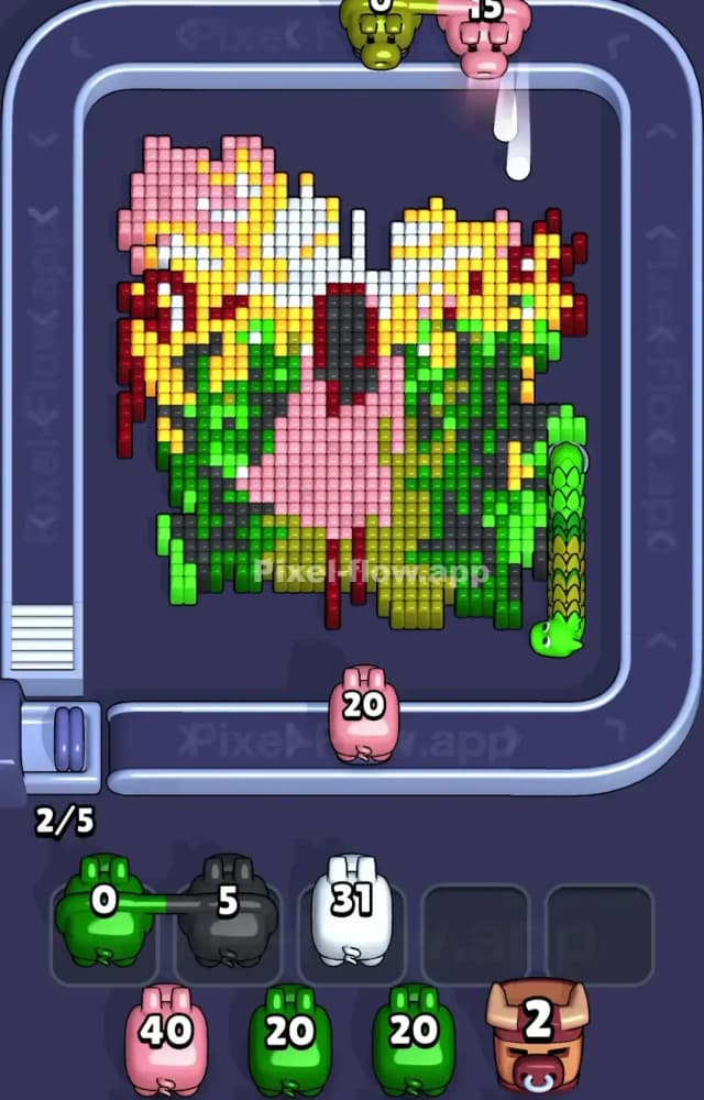 Pixel Flow Level 1376 Solution 1