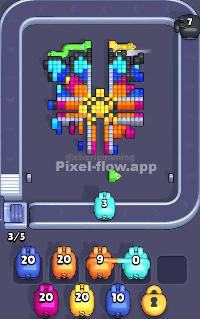 Pixel Flow Level 139 Solution 2