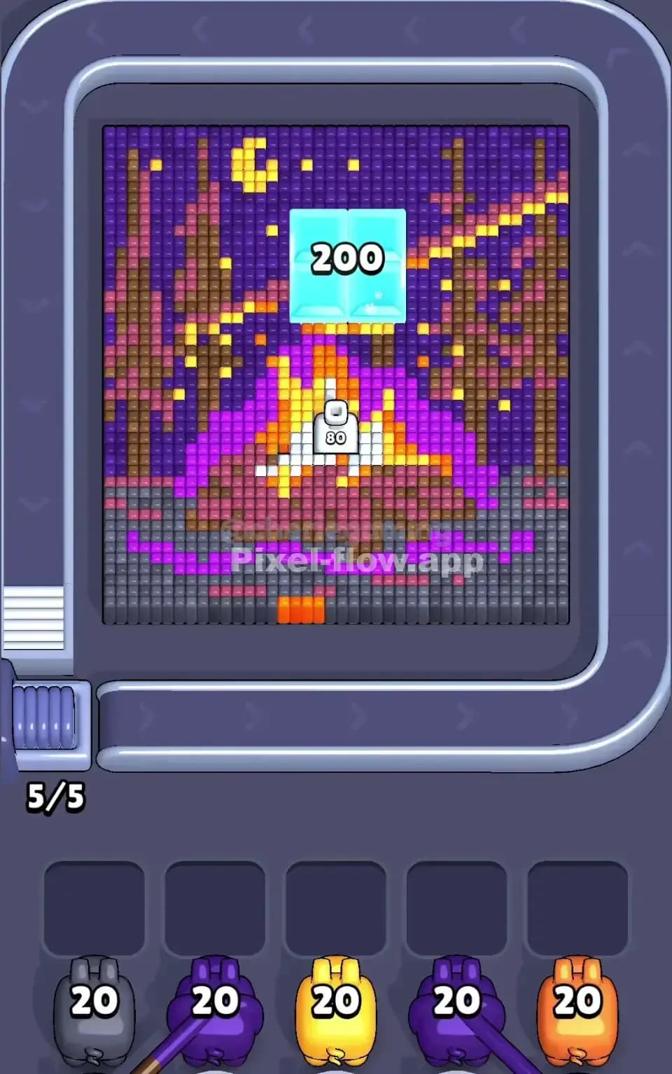 Pixel Flow Level 675 Screenshot
