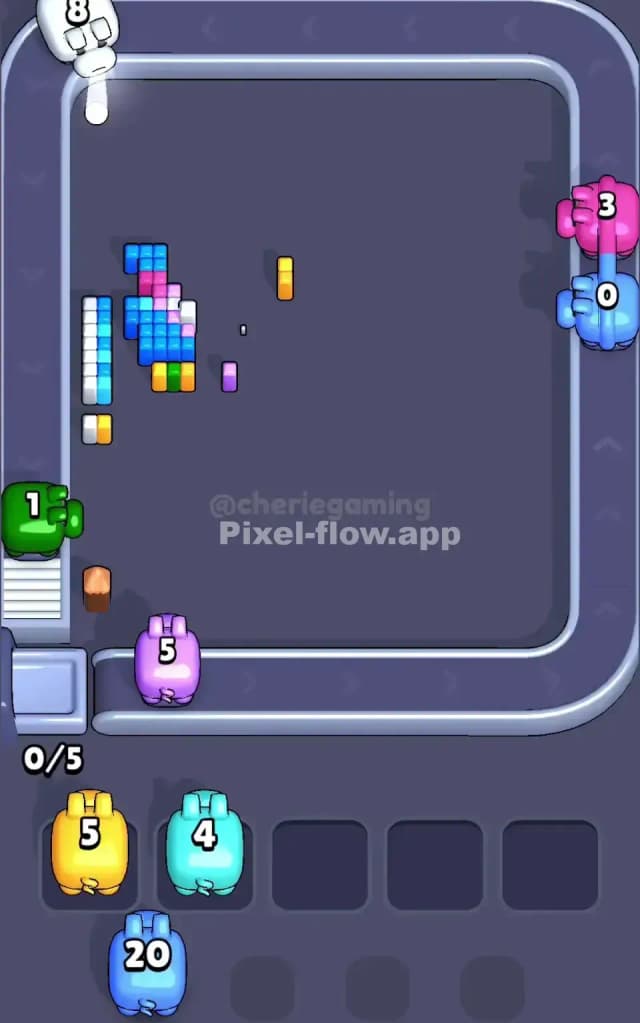 Pixel Flow Level 548 Solution 3