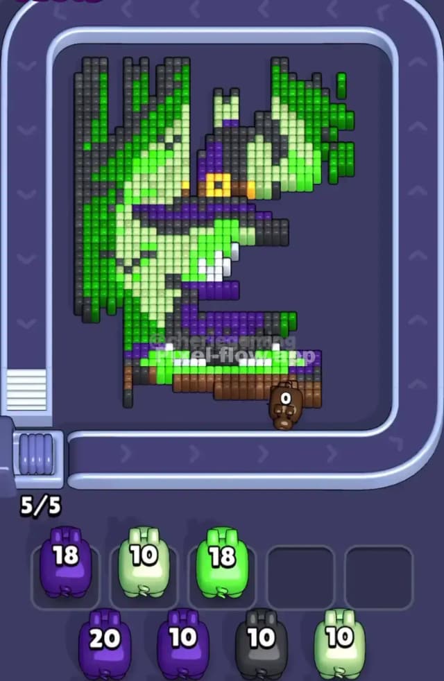 Pixel Flow Level 1635 Solution 2