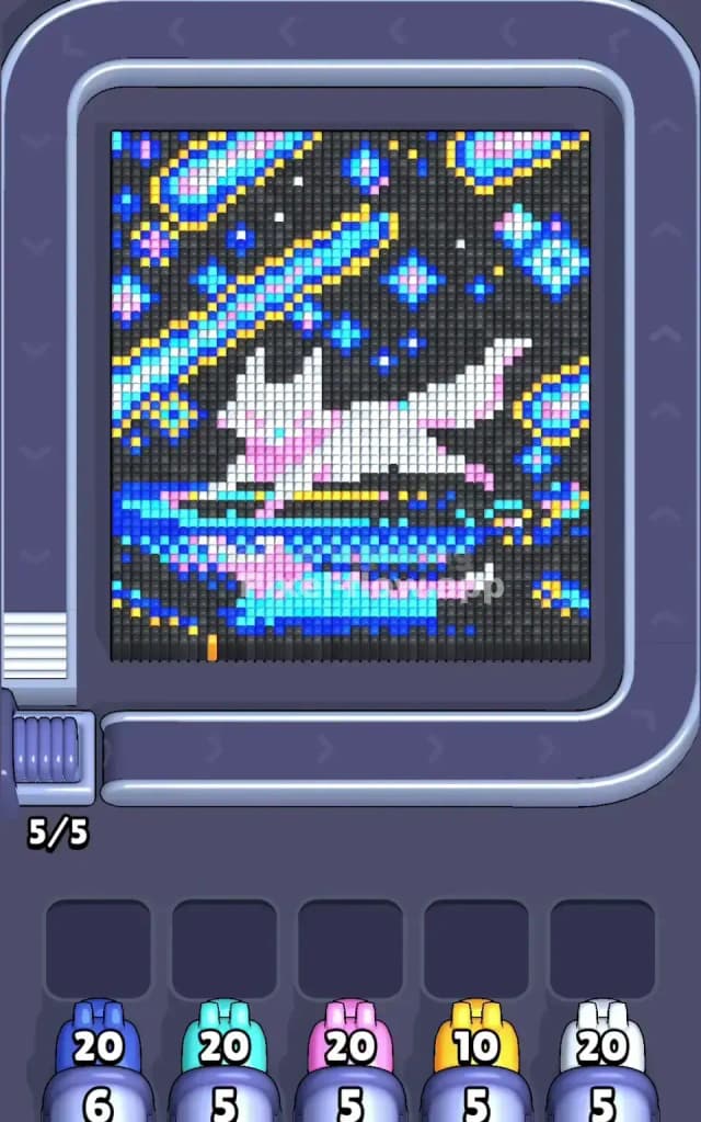 Pixel Flow Level 599 Gameplay