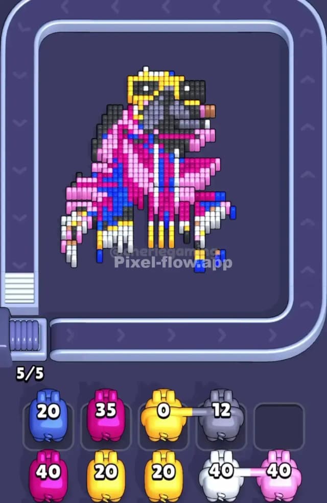 Pixel Flow Level 1809 Solution 2